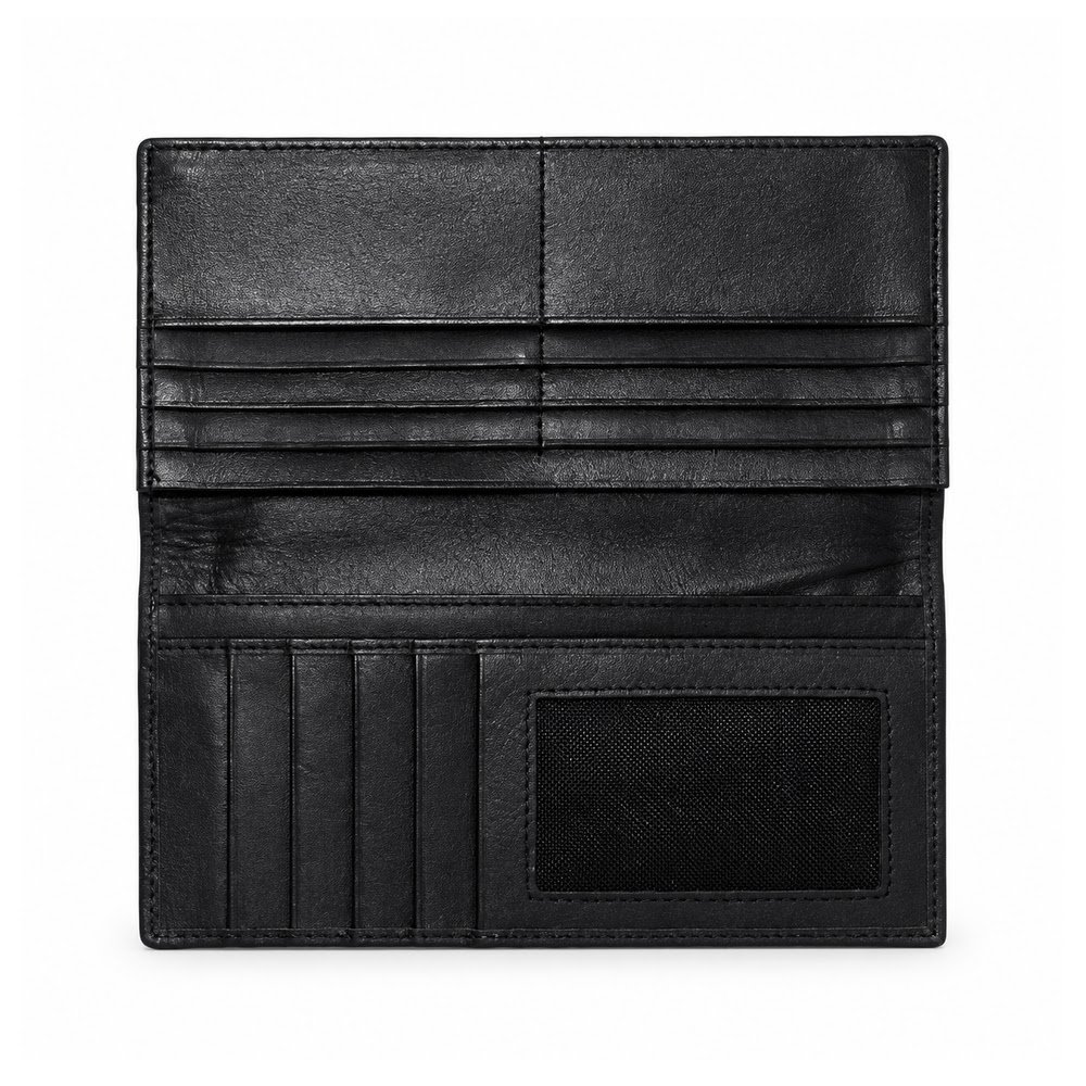 The LBW Classic Long Wallet in black